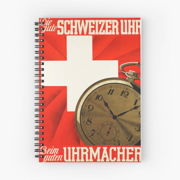 Item preview, Die Gute Schweizer Uhr SWISS WATCH 1935 Vintage Advertising Poster  designed and sold by retroposters.