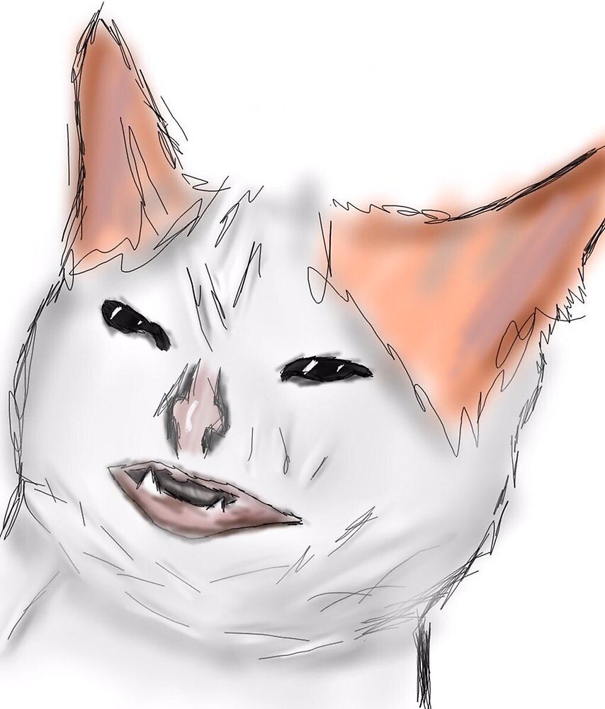 "cat no banana art" by comettxt Redbubble