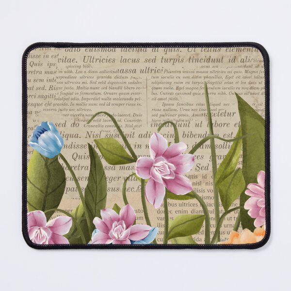 Item preview, Flowers on ripped book pages designed and sold by Araxni.