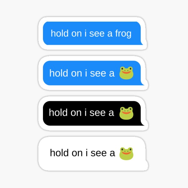 Item preview, Wait, I see a frog (Sticker pack) designed and sold by Anna24conda.
