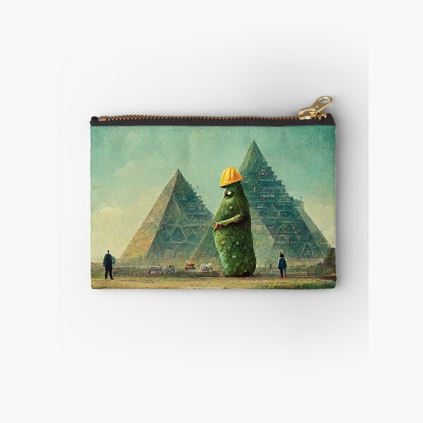 Artikelvorschau, Pickle Man überwacht die Pyramiden entworfen und verkauft von artbycomputer.