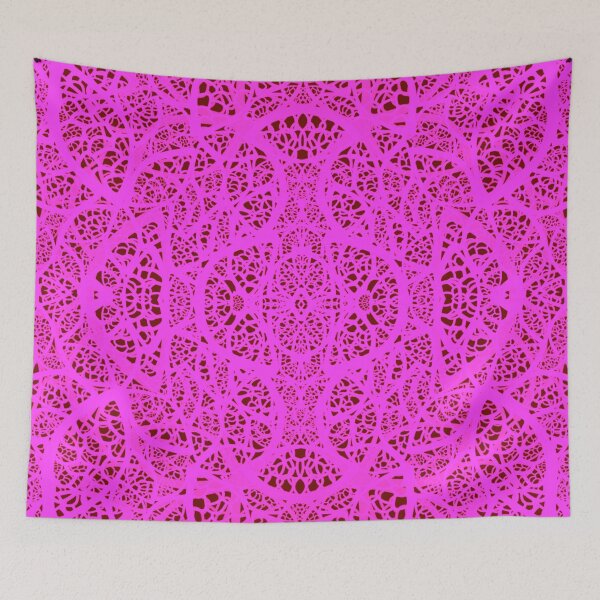 Item preview, lace effect in shade of fuchsia designed and sold by clemfloral.