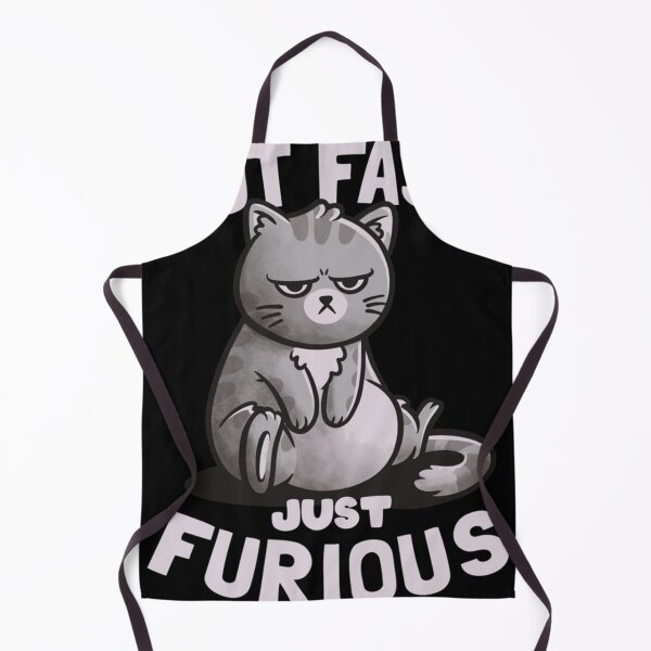 Item preview, Not Fast Just Furious Cute Funny Cat Gift designed and sold by BENJAMINJA.