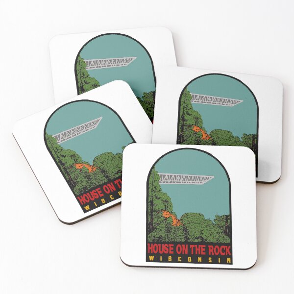 Aperçu de l'œuvre Maison sur le Rocher Style Vintage créée et vendue par Decal Mania.