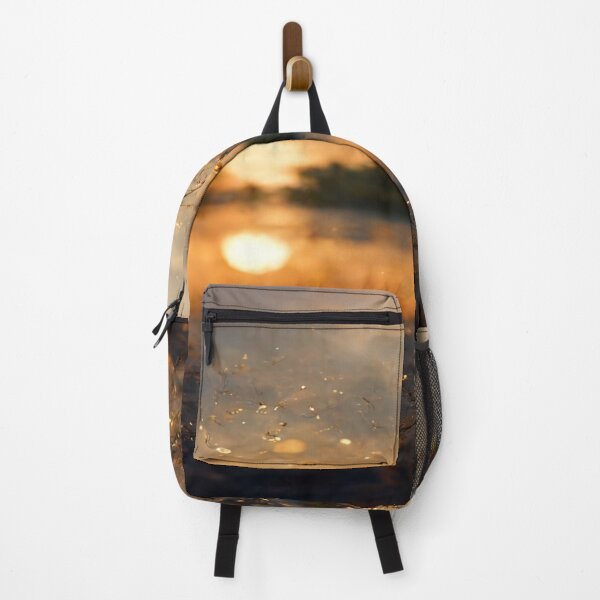 Item preview, Sunset Lake Raindrops In Golden Houer Cloudscape designed and sold by Unwind-Art-Work.