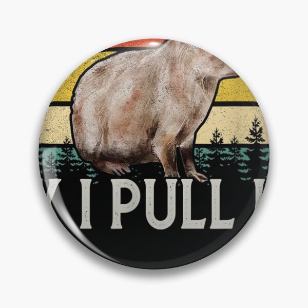 Item preview, Ok I Pull Up Capybara Funny Vintage designed and sold by BENJAMINJA.