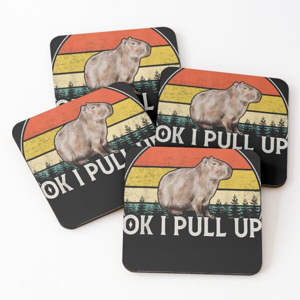 Item preview, Ok I Pull Up Capybara Funny Vintage designed and sold by BENJAMINJA.