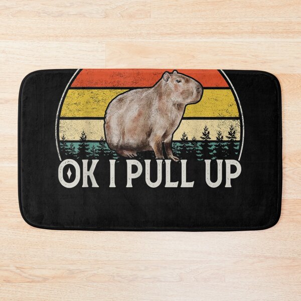 Item preview, Ok I Pull Up Capybara Funny Vintage designed and sold by BENJAMINJA.