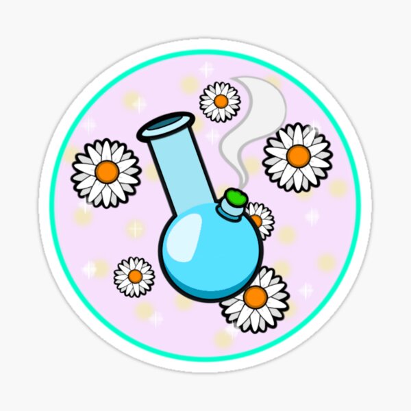 SMOKING DAISIES Sticker