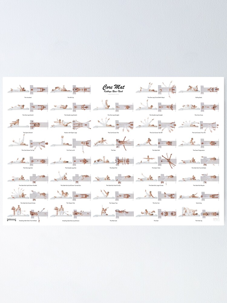 Kathryn Ross Nash New York Pilates Core Mat Poster Poster