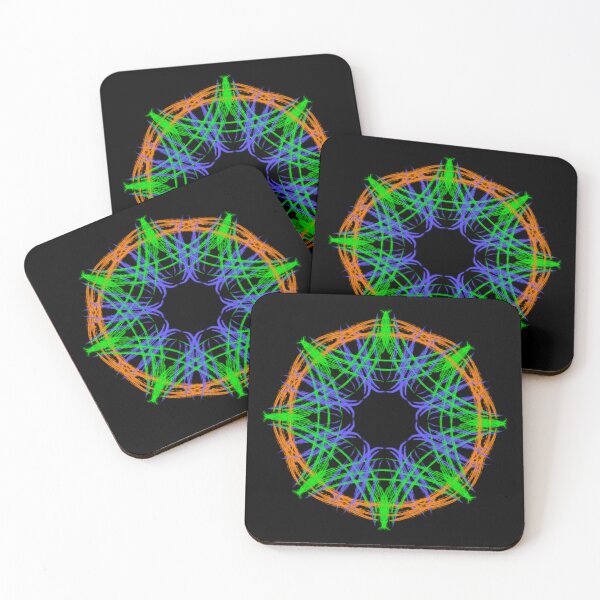 Item preview, Colorful mandala, abstract art designed and sold by Meo Design.