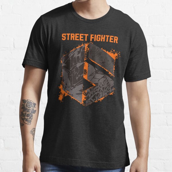 Street Fighter 6 Blanka Graffiti T-Shirt, Men's Graphic Gaming Tees