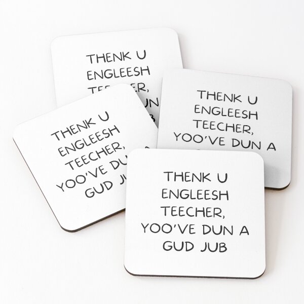 Item preview, Thenk you Engleesh teacher funny quote, funny teacher meme, funny humorous teachers day meme quotes, funny teachers day quotes for teachers, students designed and sold by haRexia.