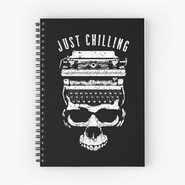 Item preview, Just Chilling Halloween Horror Writer Typewriter Skull designed and sold by GrandeDuc.