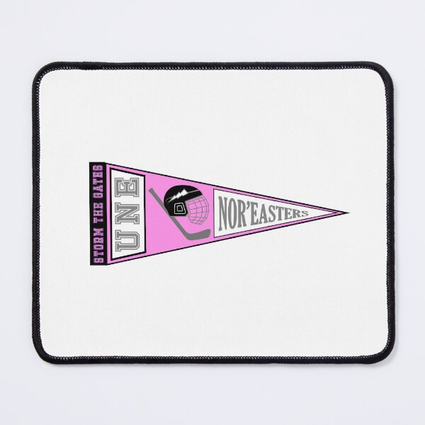 Item preview, UNE Hockey Pennant (Pink & Grey) designed and sold by baileyboo2000.