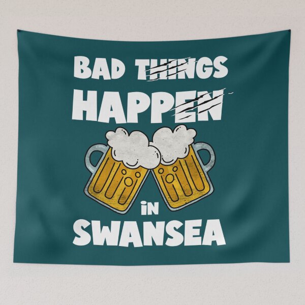 Item preview, Bad things happen in  Swansea  designed and sold by DeKoStore69.