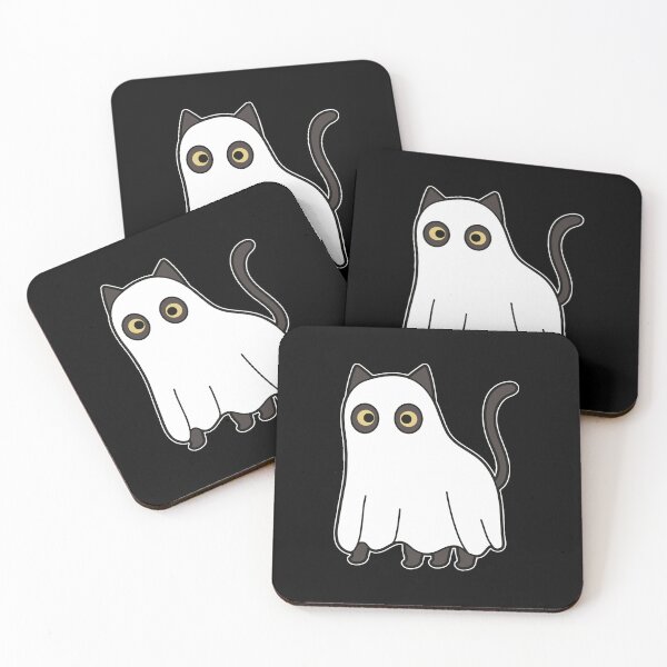 Item preview, Cute Cat Ghost designed and sold by PotluckPrints.
