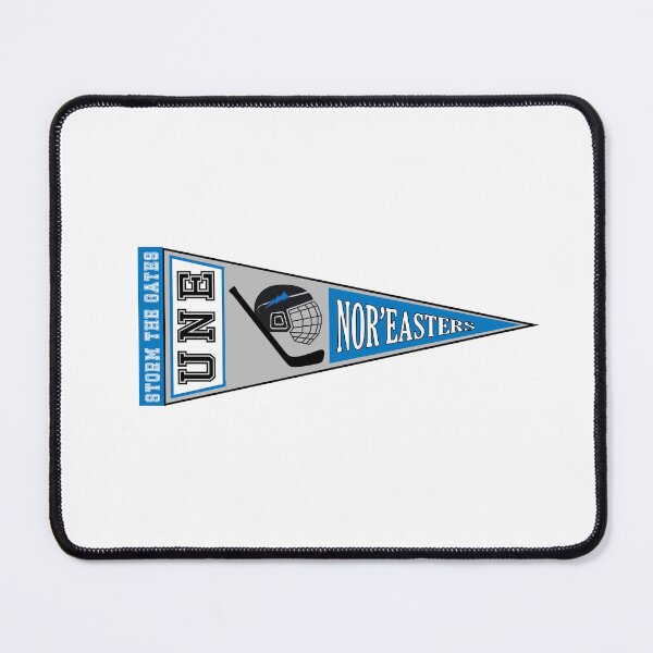 Item preview, UNE Hockey Pennant (Blue & Grey) designed and sold by baileyboo2000.