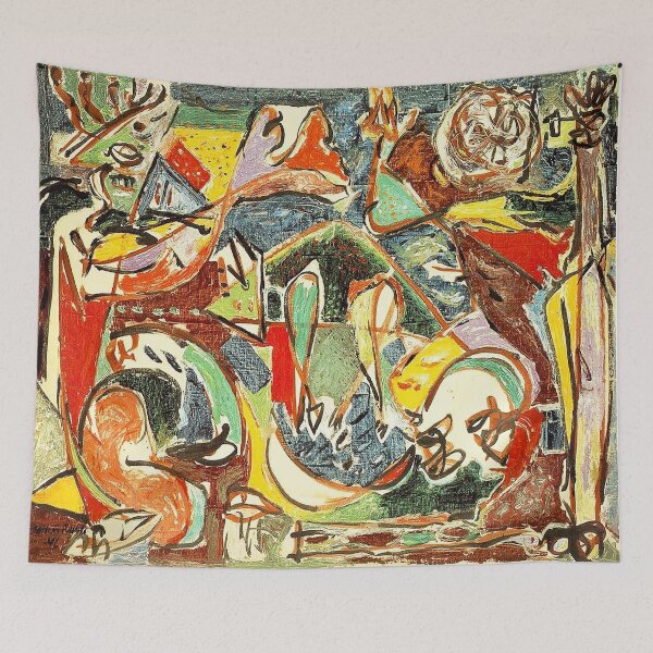 Item preview, Abstract Jackson Pollock Painting Original Art designed and sold by space company ®.