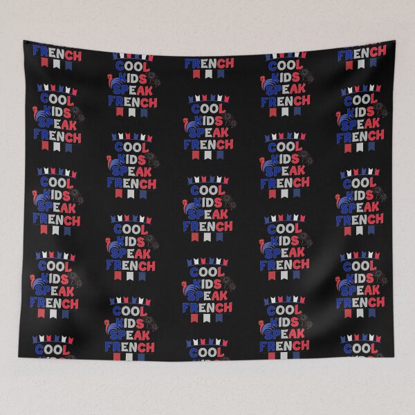 Item preview, Cool Kids Speak French with The French Rooster and Pennants and Firework designed and sold by Dexter Freeman.