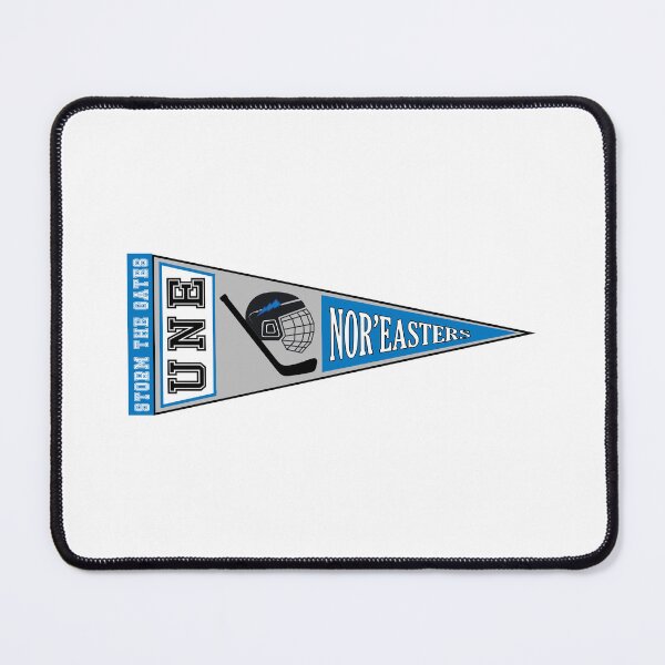 Item preview, UNE Hockey Pennant (Blue & Grey) designed and sold by baileyboo2000.