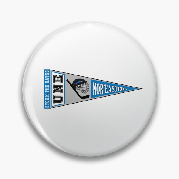 Item preview, UNE Hockey Pennant (Blue & Grey) designed and sold by baileyboo2000.