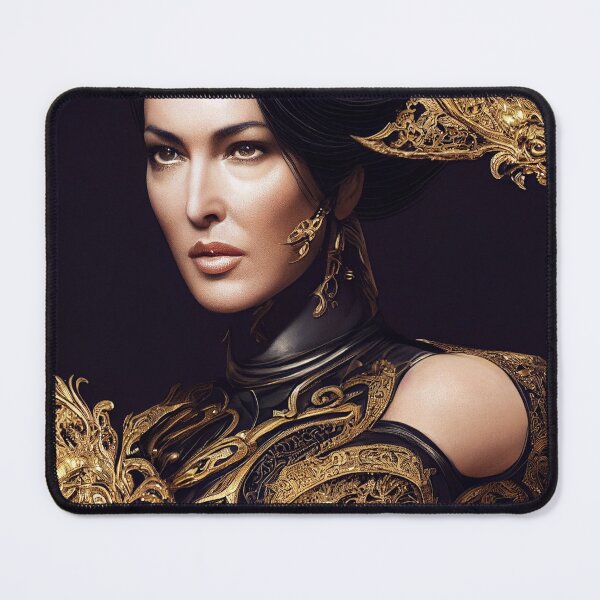 Item preview, Monica Bellucci in Black and Golden armor designed and sold by MomokaChan.
