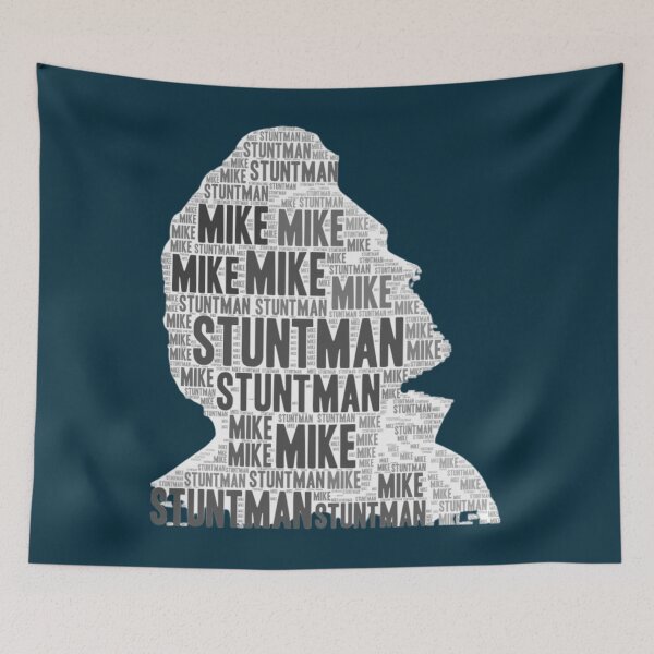 Item preview, stuntman mike word text62 designed and sold by Popcultu.