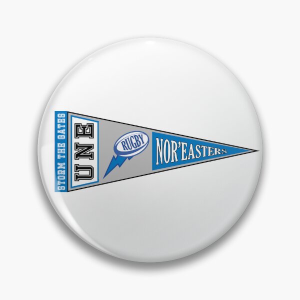 Item preview, UNE Rugby Pennant (Blue & Grey) designed and sold by baileyboo2000.