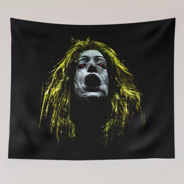 Item preview, Creepy zombie woman face portrait designed and sold by DFLC Prints.
