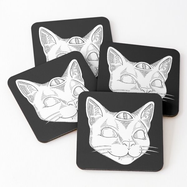 Item preview, Cat With Third Eye designed and sold by NamiDigitalArts.