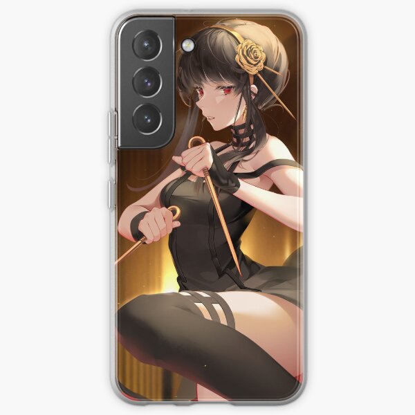 Spy x Family – yeux rouges Yor Forger Coque souple Samsung Galaxy
