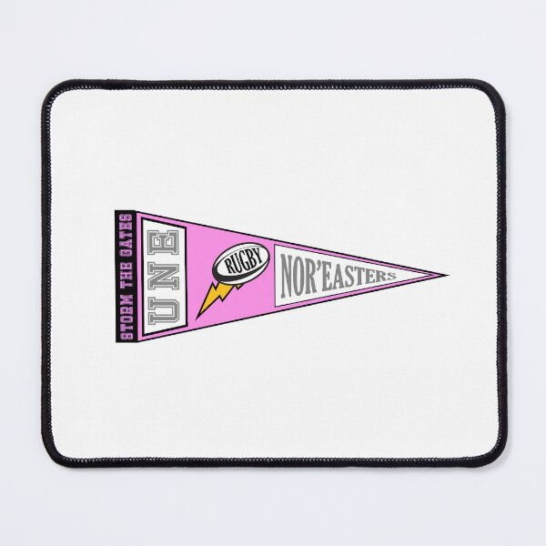 Item preview, UNE Rugby Pennant (Pink & Grey) designed and sold by baileyboo2000.