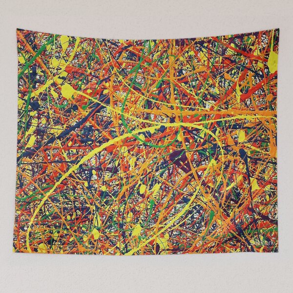 Item preview, Abstract Jackson Pollock Painting Original Art designed and sold by space company ®.