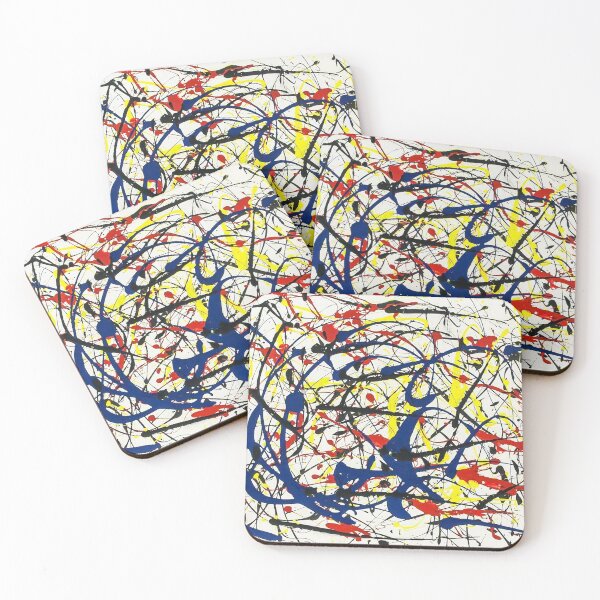 Item preview, Abstract Jackson Pollock Painting Original Art designed and sold by space company ®.