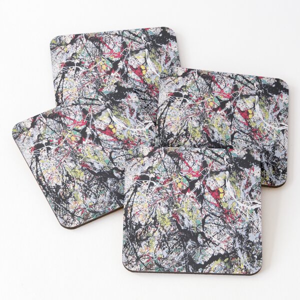 Item preview, Abstract Jackson Pollock Painting Original Art designed and sold by space company ®.
