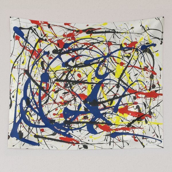 Item preview, Abstract Jackson Pollock Painting Original Art designed and sold by space company ®.