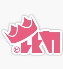 Enperry Crown Logo Pink Sticker