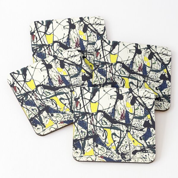 Item preview, Abstract Jackson Pollock Painting Original Art designed and sold by space company ®.