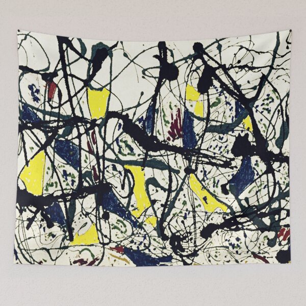 Item preview, Abstract Jackson Pollock Painting Original Art designed and sold by space company ®.