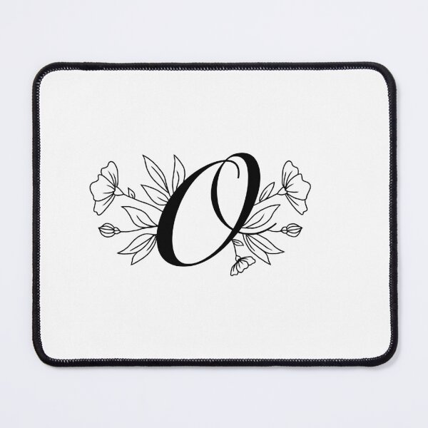 Item preview, Cursive Floral Letter O designed and sold by Lauren Kenney.