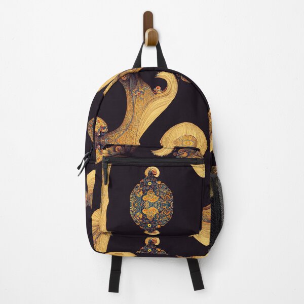 Item preview, Black and Gold Floral Motif designed and sold by MysticAlgorithm.