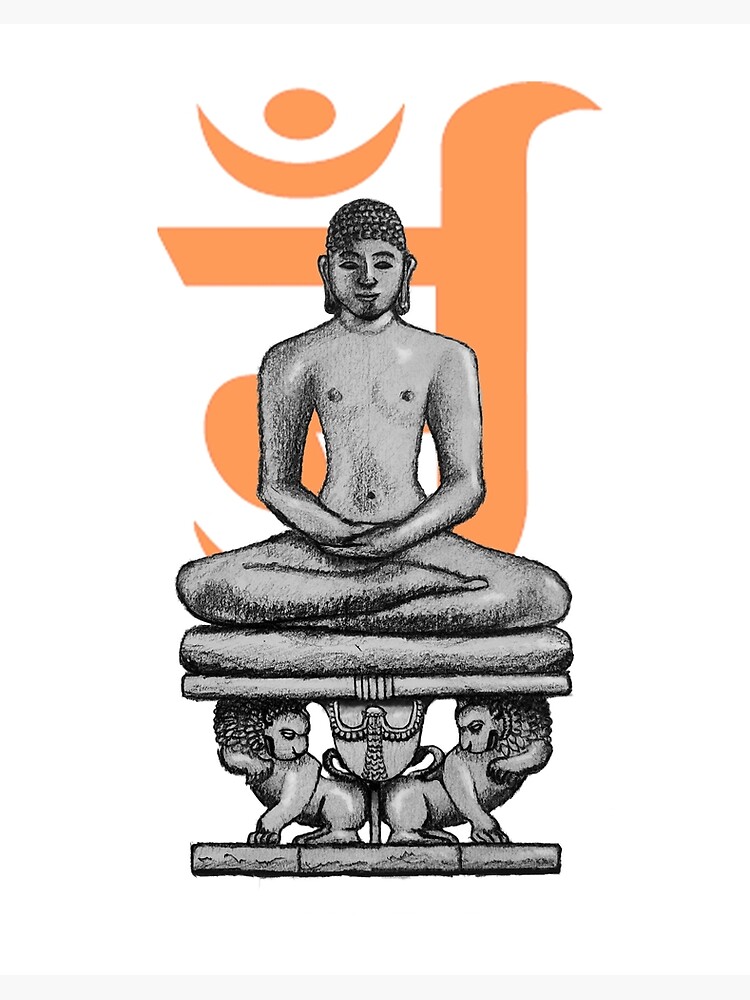 Mahavir Jayanti background stock vector. Illustration of jayanti - 86653987