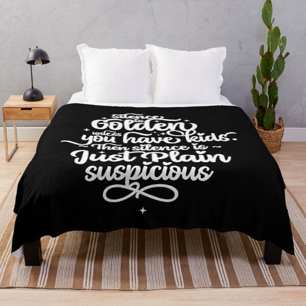 Item preview, Silence is golden. Unless you have kids... designed and sold by savrins.