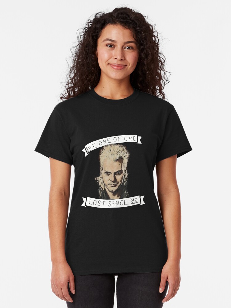 Womens Lost Boys Kiefer Sutherland David Vampire Horror Movie T Shirt Ladies