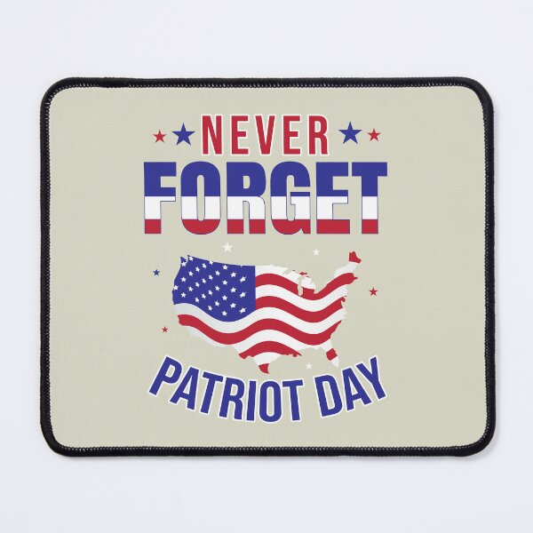 Item preview, A design featuring the American flag and the words Never Forget Patriot Day designed and sold by velisani.