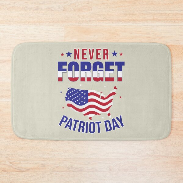 Item preview, A design featuring the American flag and the words Never Forget Patriot Day designed and sold by velisani.