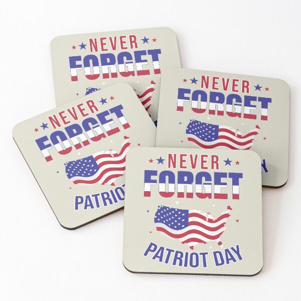 Item preview, A design featuring the American flag and the words Never Forget Patriot Day designed and sold by velisani.