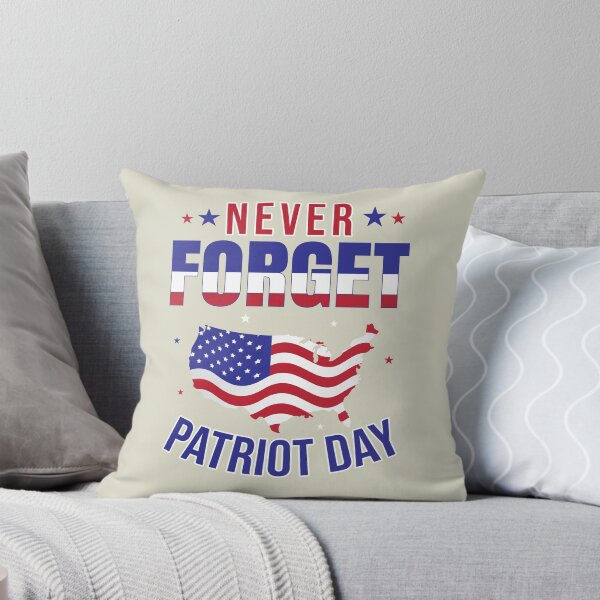 Item preview, A design featuring the American flag and the words Never Forget Patriot Day designed and sold by velisani.