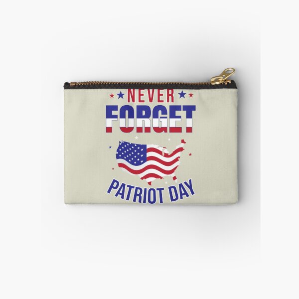Item preview, A design featuring the American flag and the words Never Forget Patriot Day designed and sold by velisani.